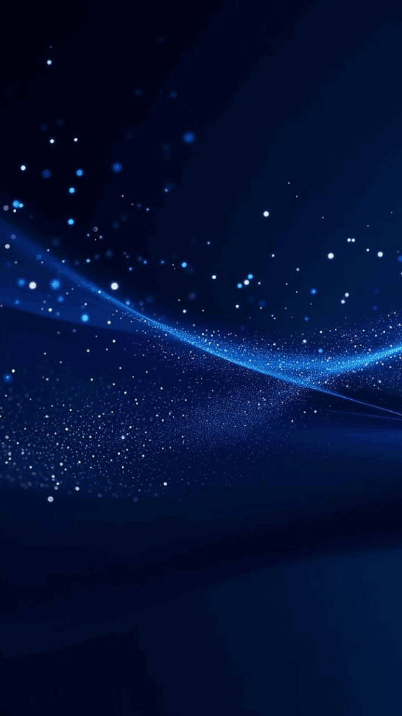 Cinematic Flowing Particles